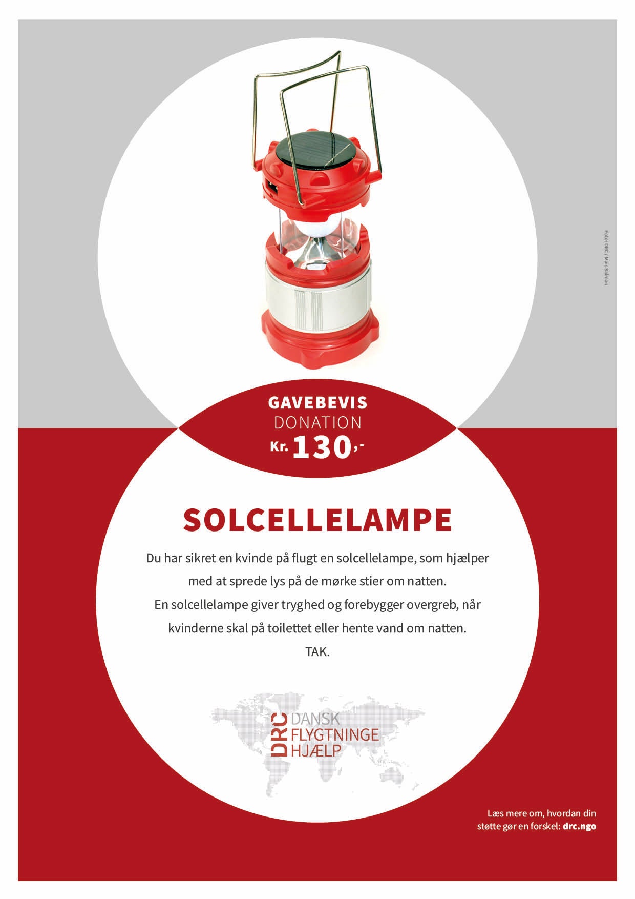 Giv en solcellelampe