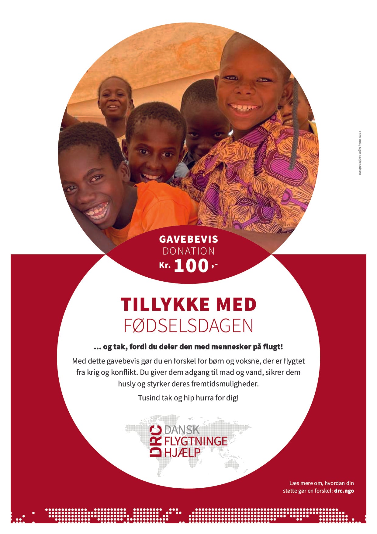 Fødselsdag 100 kr // Gavebevis