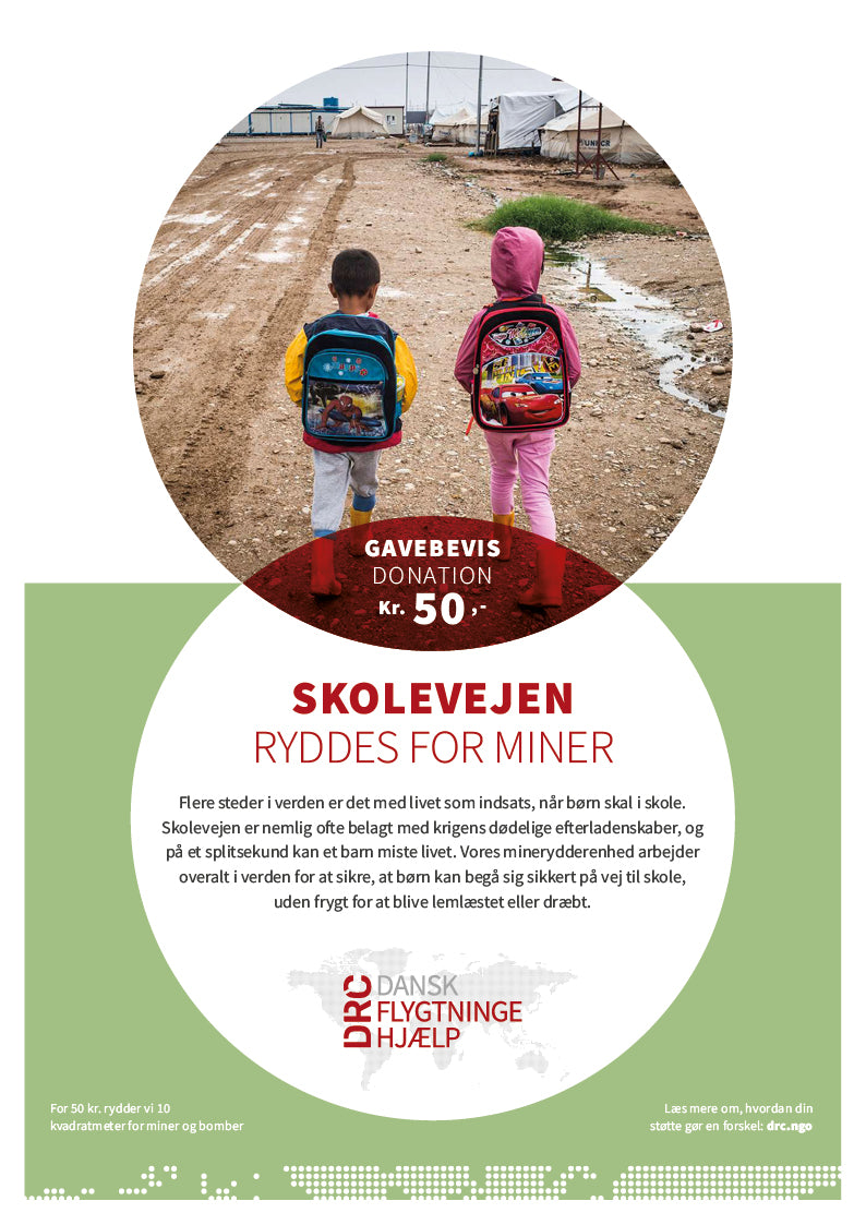 Minerydning // Gavebevis