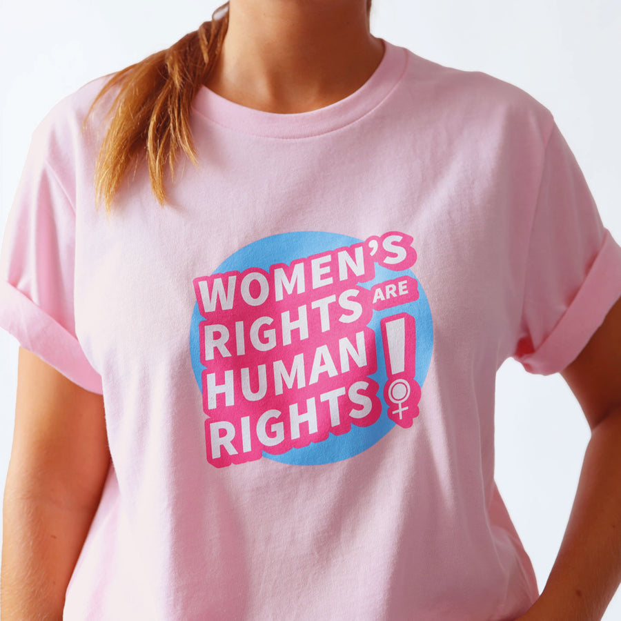 Women's rights are human rights - lyserød