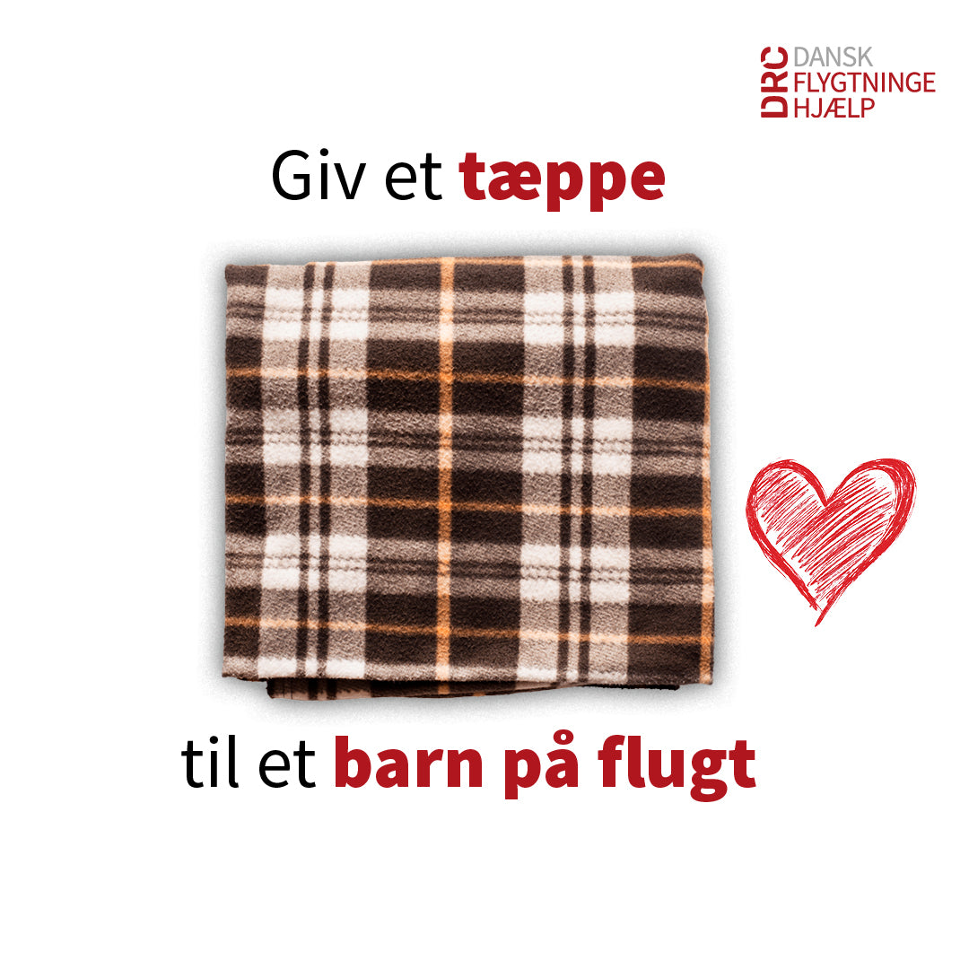 Giv et tæppe til et barn på flugt