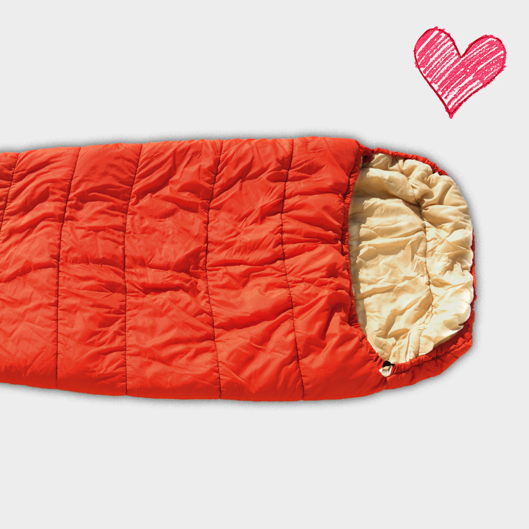 Giv en sovepose til et barn på flugt