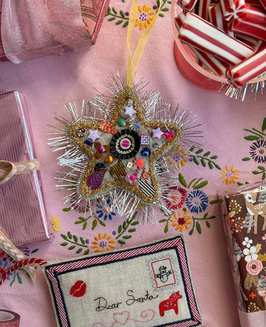 Glimmerstjerne juledekoration