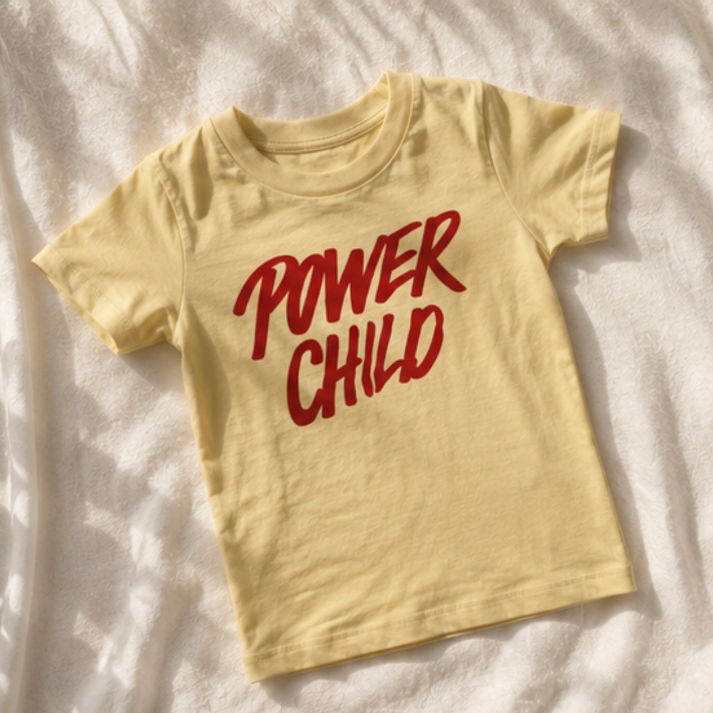 Power Child t-shirt - gul