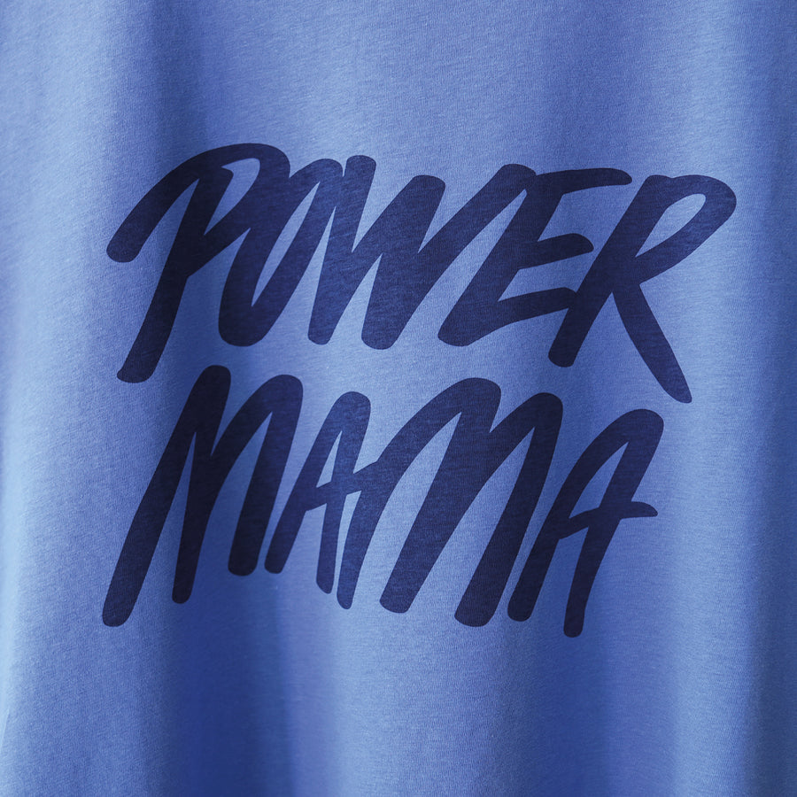 Power Mama T-shirt Blå
