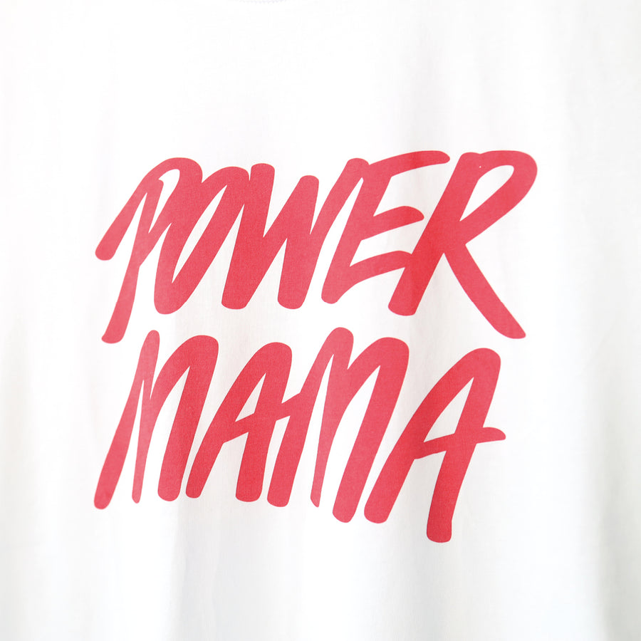 Power Mama t-shirt Hvid/Rød