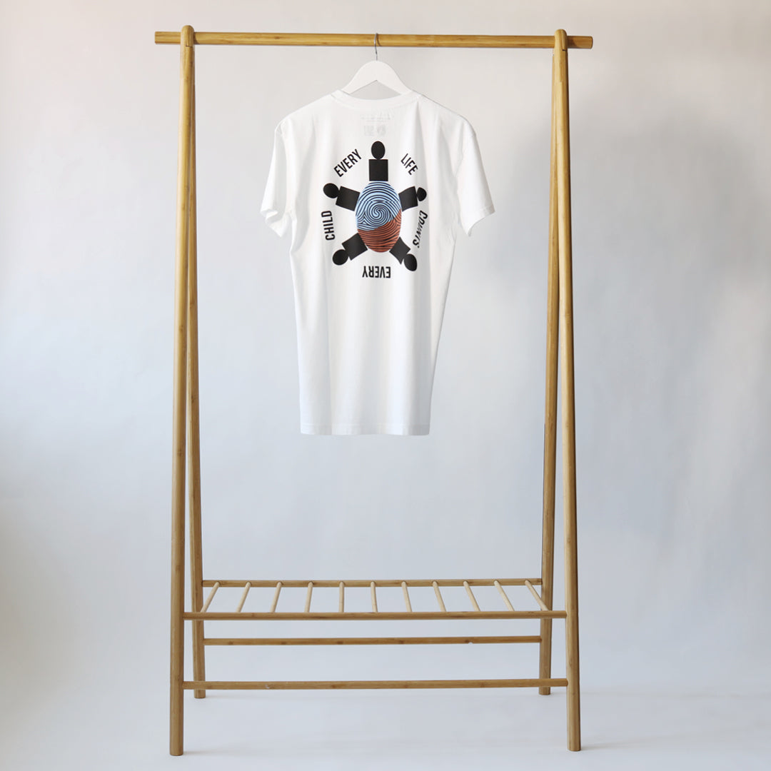 Every Life Counts T-Shirt - Blåt Print