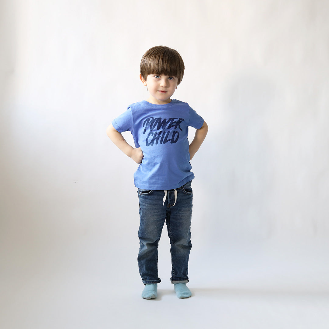 Power Child blue - Children's t-shirt