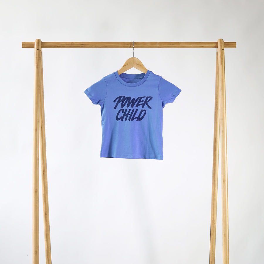 Power Child blå - Børne t-shirt