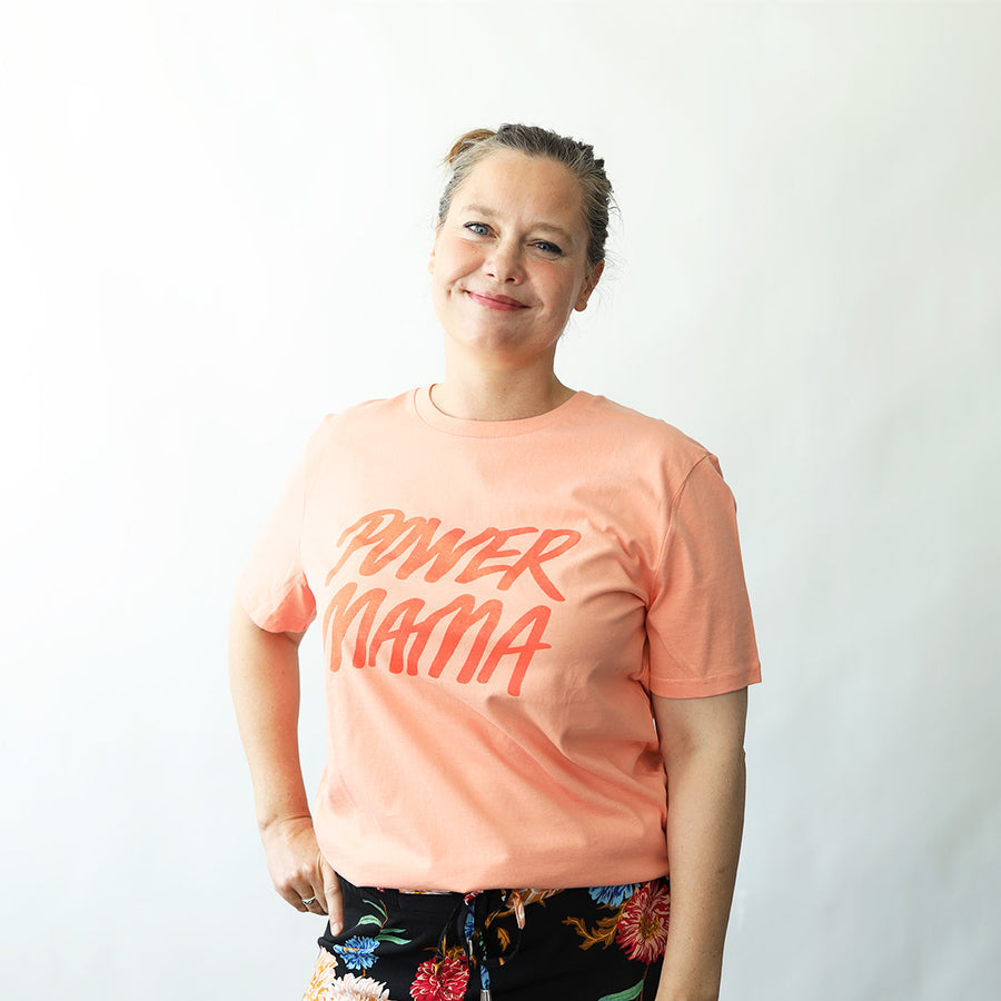 Power Mama T-shirt Koral